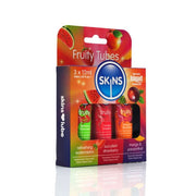 Skins - Sampler Pack - Glijmiddel met Smaakje - Fruity - 3 x 12 ml-laced-up.nl