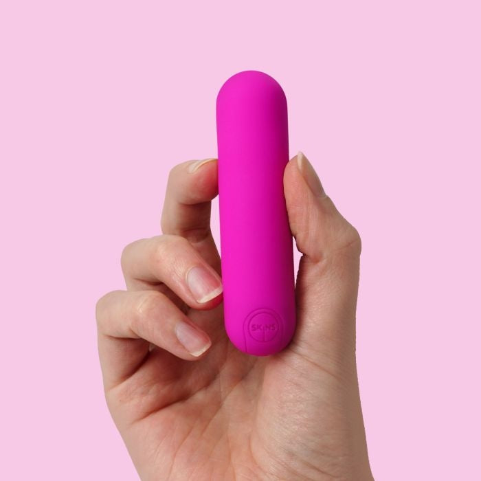 Skins - Super Excite - Oplaadbare Bullet Vibrator - Roze-Erotiekvoordeel.nl