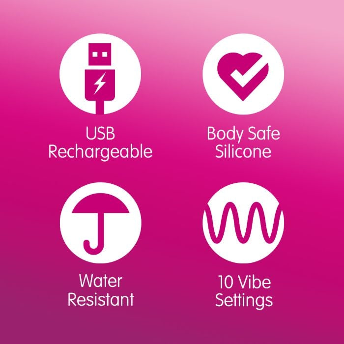 Skins - Super Excite - Oplaadbare Bullet Vibrator - Roze-laced-up.nl