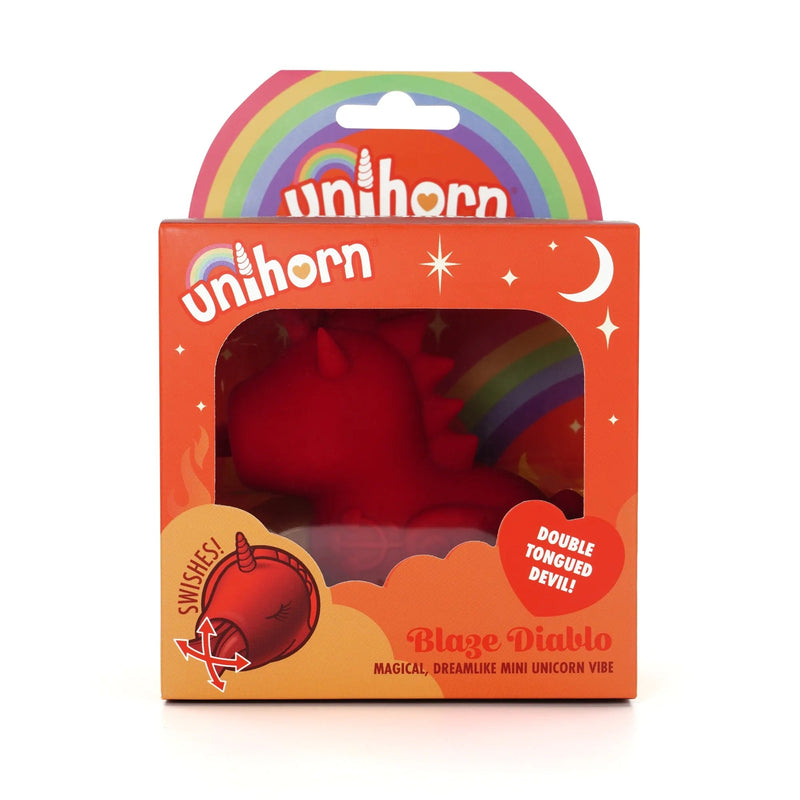 Unihorn Blaze Diablo - Vibrator - Siliconen - USB Oplaadbaar-laced-up.nl
