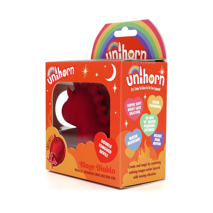 Unihorn Blaze Diablo - Vibrator - Siliconen - USB Oplaadbaar-Erotiekvoordeel.nl