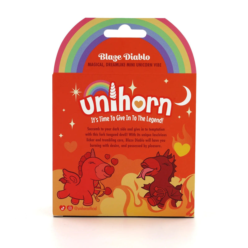 Unihorn Blaze Diablo - Vibrator - Siliconen - USB Oplaadbaar-laced-up.nl