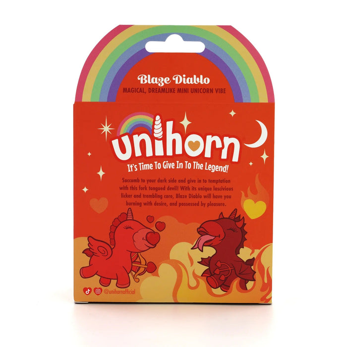 Unihorn Blaze Diablo - Vibrator - Siliconen - USB Oplaadbaar-Erotiekvoordeel.nl