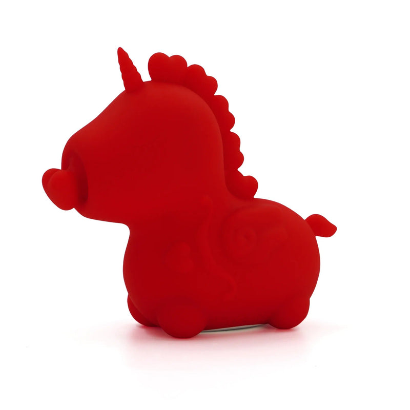 Skins - Unihorn Cupid's Beau - Vibrator - Siliconen - USB Oplaadbaar - Rood-laced-up.nl