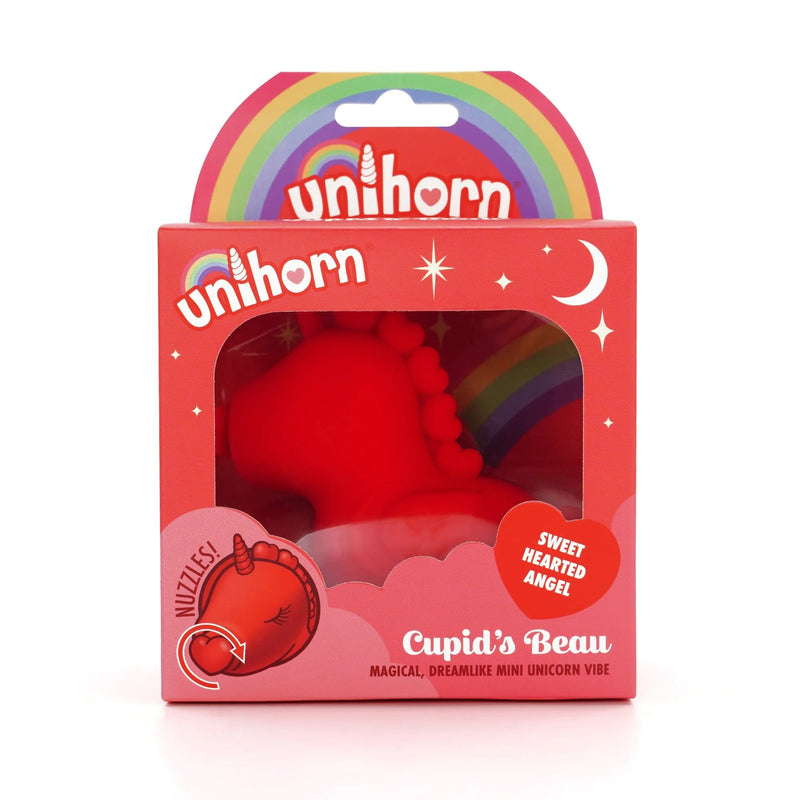 Skins - Unihorn Cupid's Beau - Vibrator - Siliconen - USB Oplaadbaar - Rood-laced-up.nl