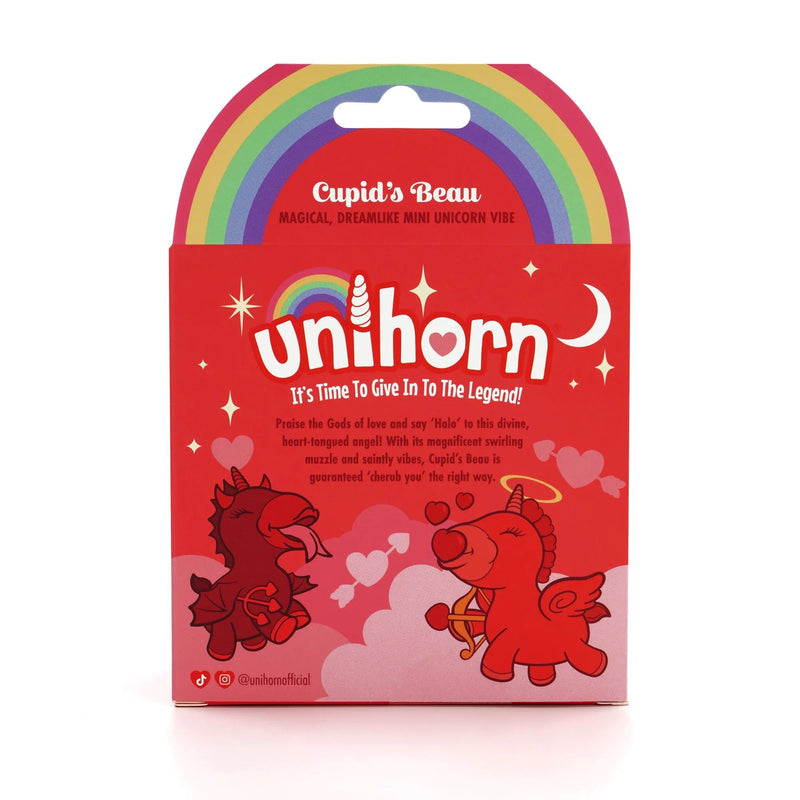 Skins - Unihorn Cupid's Beau - Vibrator - Siliconen - USB Oplaadbaar - Rood-laced-up.nl