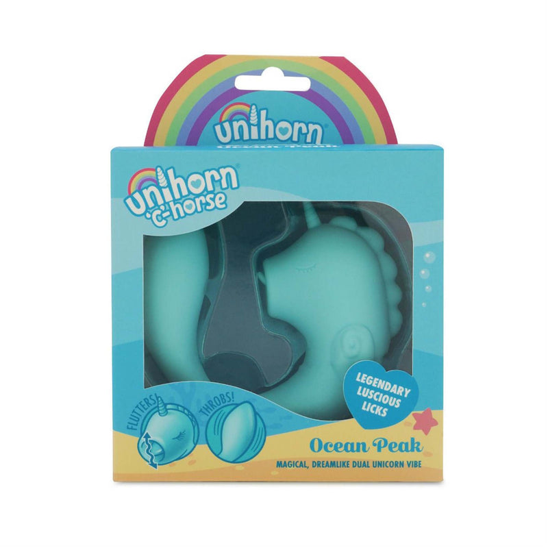 Unihorn C Horse - Ocean Peak - G-spot en Clitoris Vibrator - Blauw-Erotiekvoordeel.nl