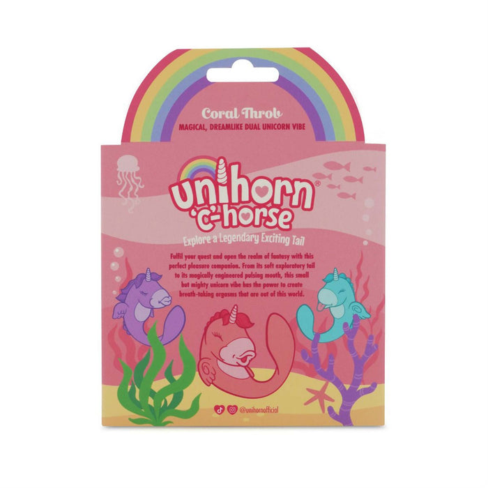 Unihorn C Horse - Coral Throb - G-spot en Clitoris Vibrator - Roze-Erotiekvoordeel.nl