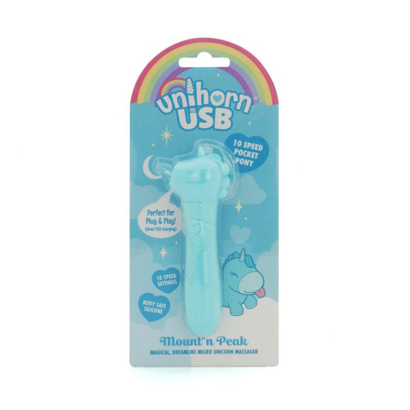Unihorn Bullet Vibrator - Mount'n Peak - Turquoise-laced-up.nl