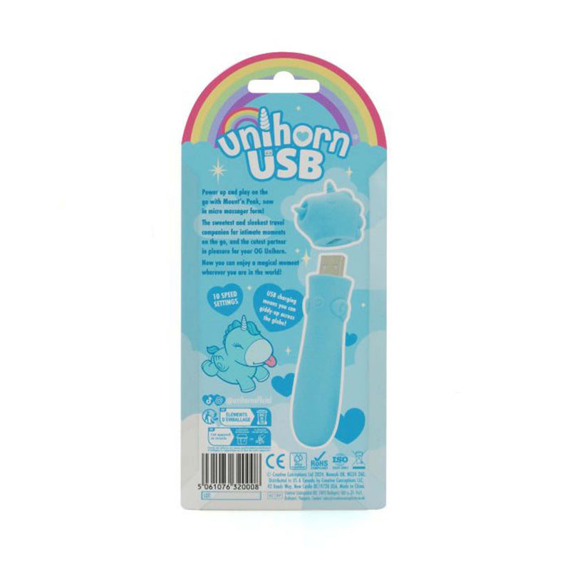 Unihorn Bullet Vibrator - Mount'n Peak - Turquoise-laced-up.nl