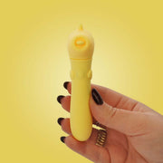 Unihorn Bullet Vibrator - Bean Blossom - Geel-laced-up.nl