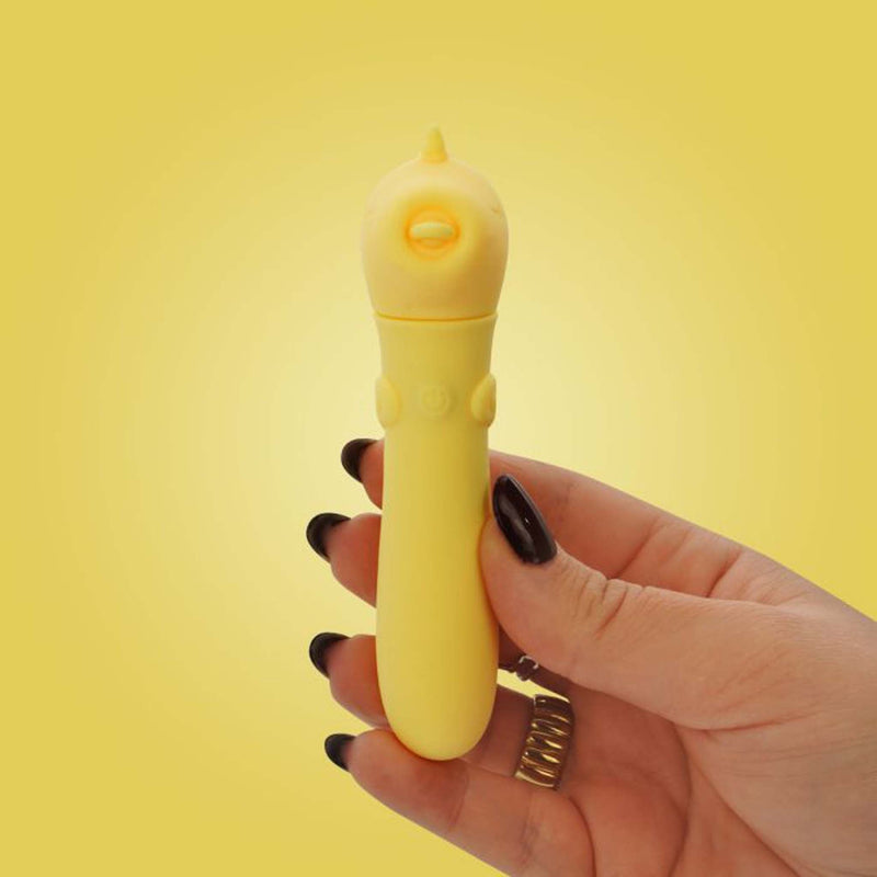 Unihorn Bullet Vibrator - Bean Blossom - Geel-laced-up.nl