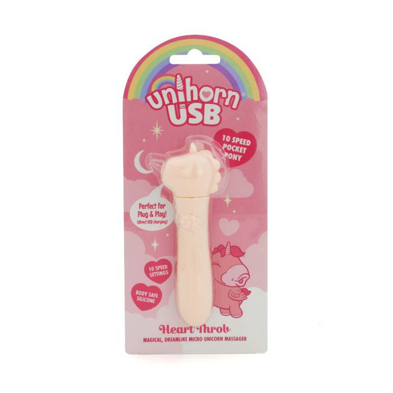 Unihorn Bullet Vibrator - Heart Throb - Roze-laced-up.nl