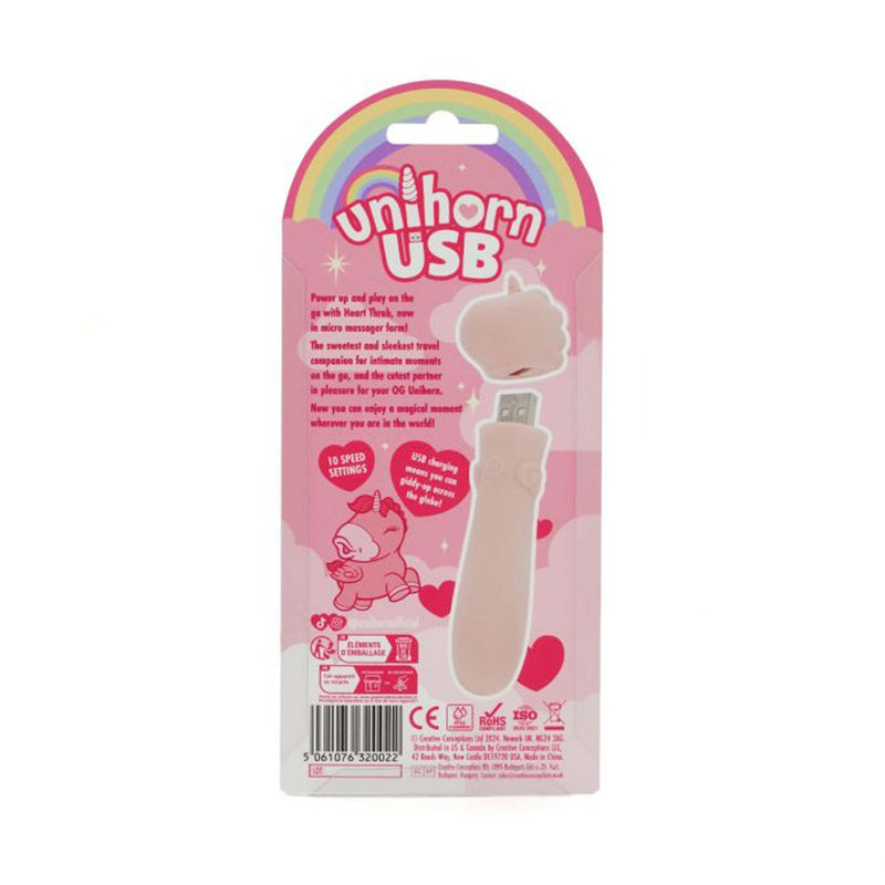 Unihorn Bullet Vibrator - Heart Throb - Roze-laced-up.nl