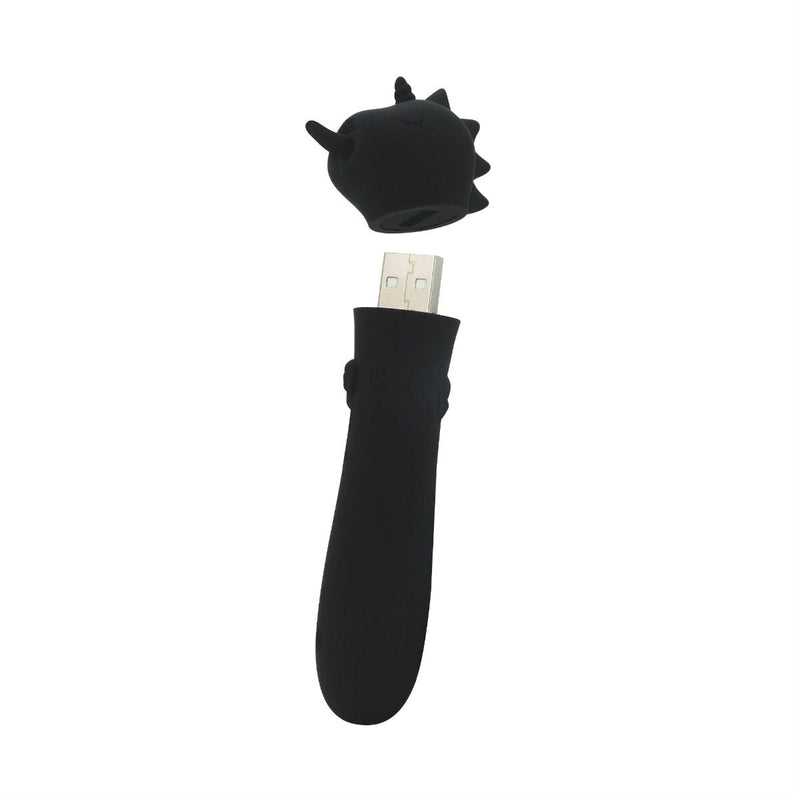 Unihorn Bullet Vibrator - Wild Spirit - Zwart-laced-up.nl