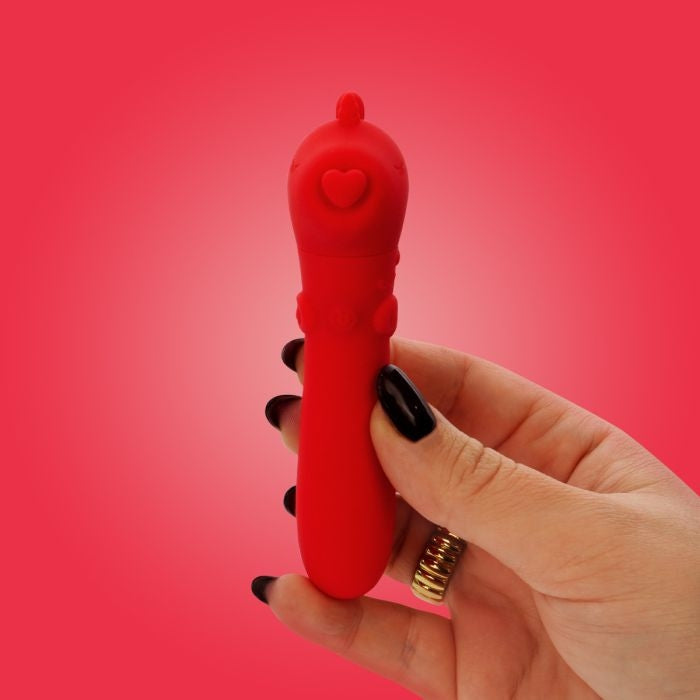 Unihorn Bullet Vibrator - Cupid's Beau - Rood-Erotiekvoordeel.nl