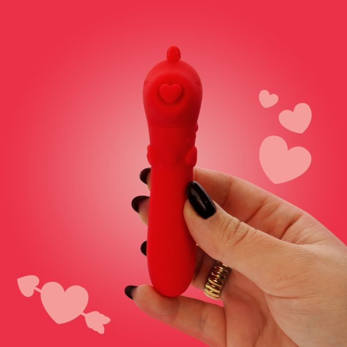 Unihorn Bullet Vibrator - Cupid's Beau - Rood-laced-up.nl