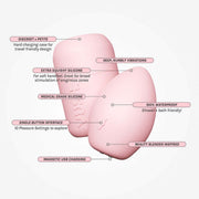 Vush - Pop Plump - Clitoris Opleg Vibrator - Met Opbergdoos - Lichtroze-laced-up.nl