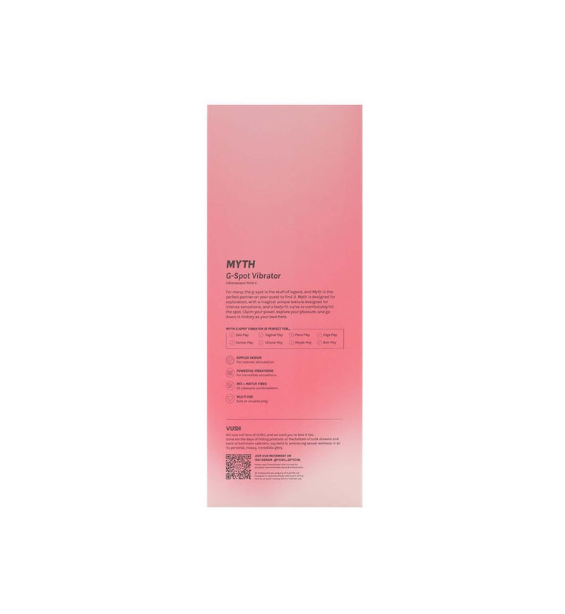 Vush - Myth G-Spot Vibrator - Lichtroze-laced-up.nl
