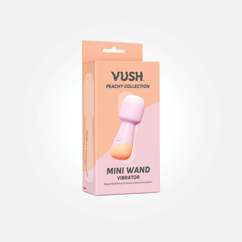 Vush - Peachy - Mini Wand Vibrator - Lichtroze-laced-up.nl