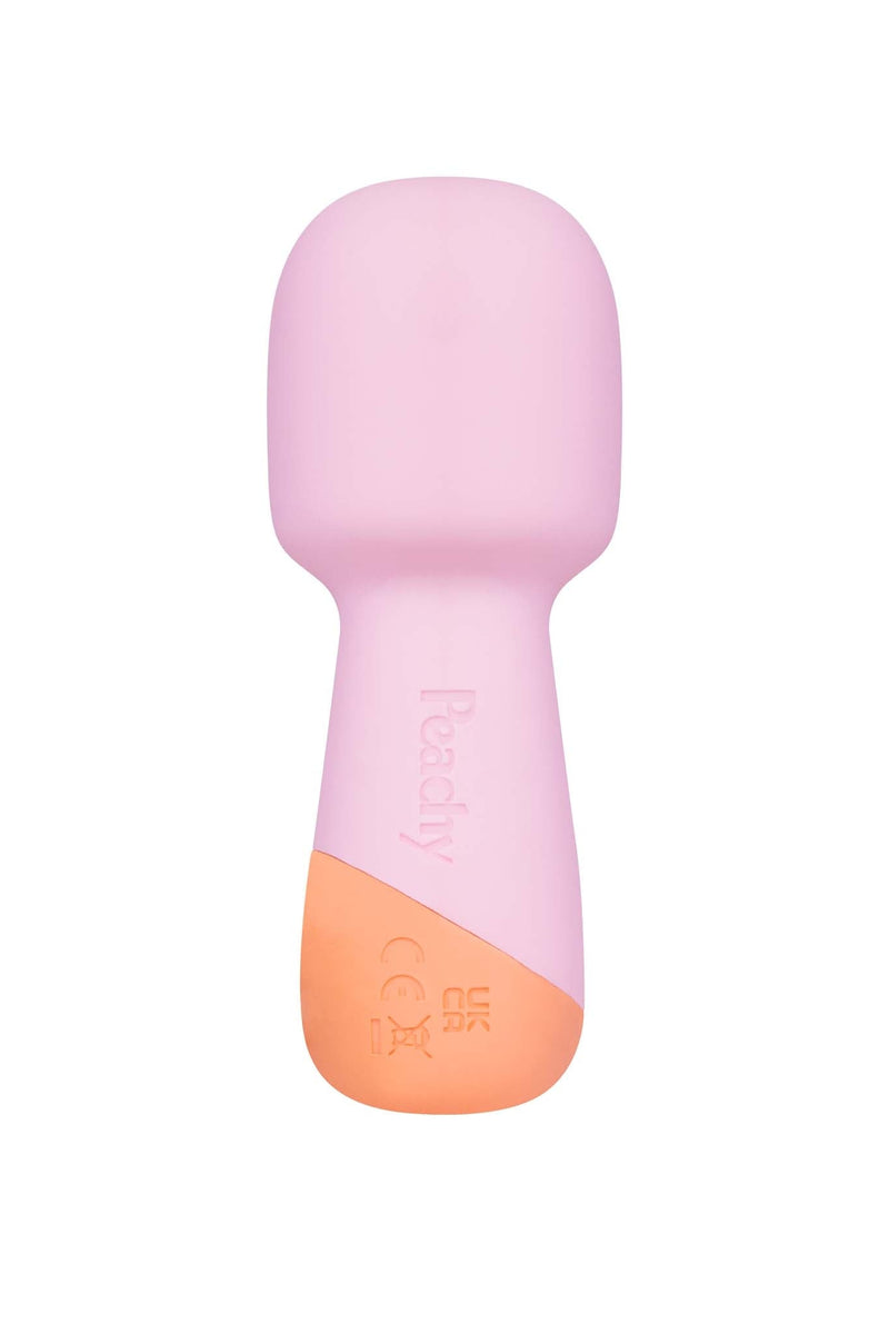 Vush - Peachy - Mini Wand Vibrator - Lichtroze-laced-up.nl