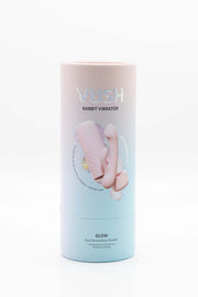 Vush - Pop Glow - Dubbele Stimulatie Rabbit Vibrator - Met Opbergkoker - Lichtroze-laced-up.nl