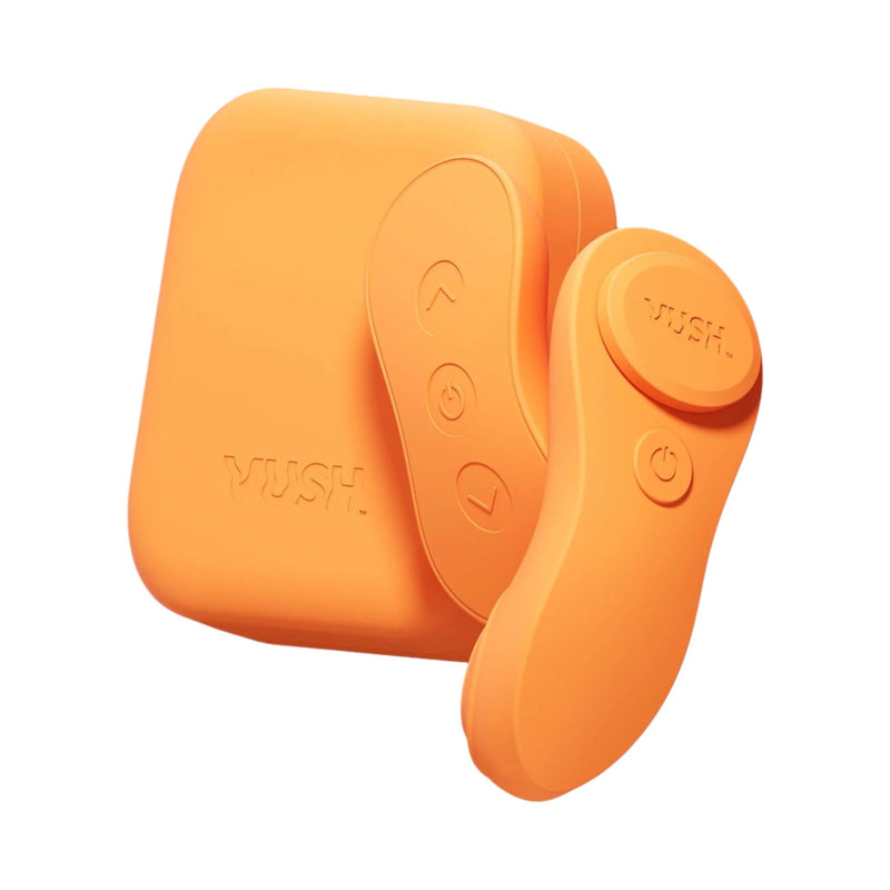Vush - Luna Draagbare Vibrator - Panty Vibrator - Met Afstandsbediening - Oranje-laced-up.nl