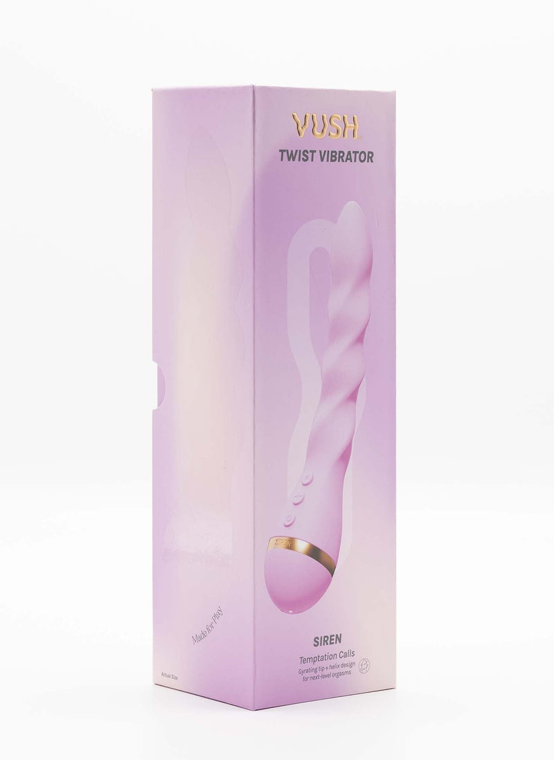 Vush - Next Gen - Siren Twist - Buigbare Vibrator - Flexibele Kop - Roze-laced-up.nl