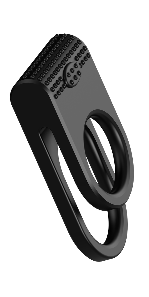 The Wave - Vibrerende Cockring Nr. 6 - Zwart-Erotiekvoordeel.nl