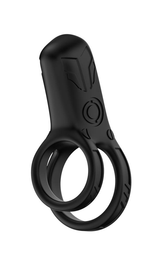 The Wave - Vibrerende Cockring Nr. 19 - Zwart-Erotiekvoordeel.nl