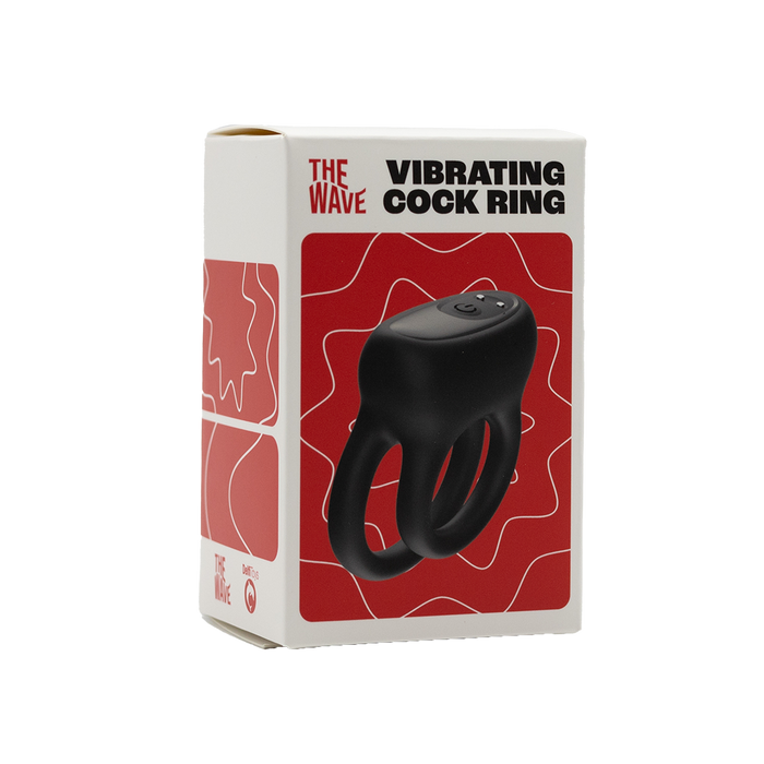 The Wave - Vibrating Cockring No. 24 - Black