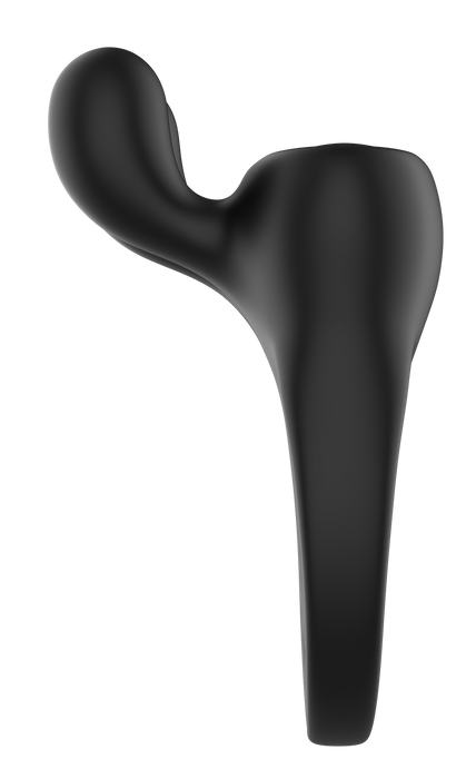 The Wave - Vibrating Cockring with Clitoris Stimulator - No. 26 - Black