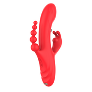 Inner Bloom - Tapping Rabbit en Anaal Vibrator - Rood-laced-up.nl
