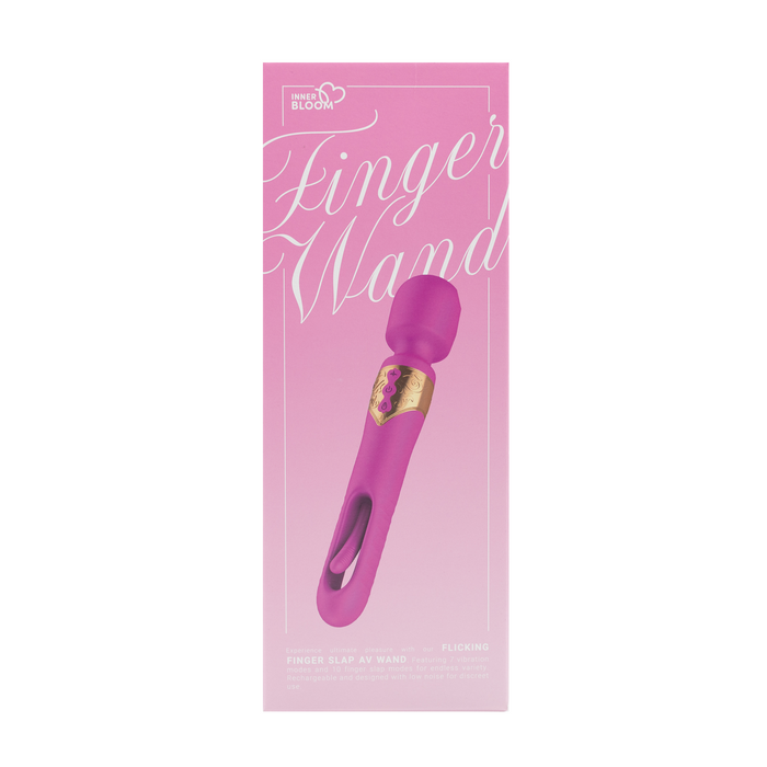Inner Bloom - Tapping Wand Vibrator - Roze-Erotiekvoordeel.nl