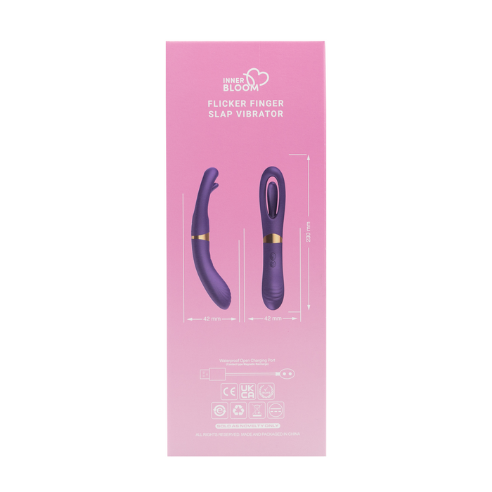 Inner Bloom - Vibrator met Klop Functie - Paars-Erotiekvoordeel.nl