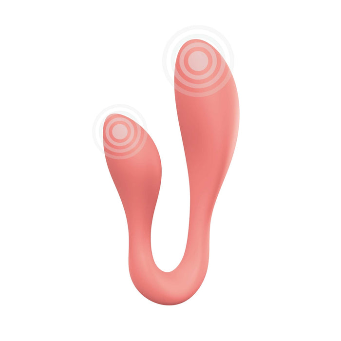 Adrien Lastic - Couple Secrets II  - Vibrador para parejas - Con control mediante aplicación - Rosa