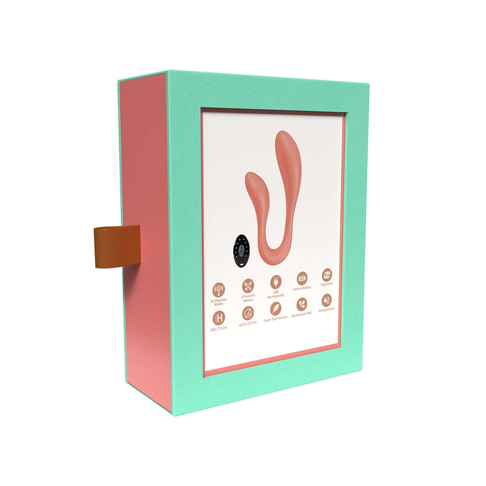 Adrien Lastic - Couple Secrets II  - Vibrador para parejas - Con control mediante aplicación - Rosa