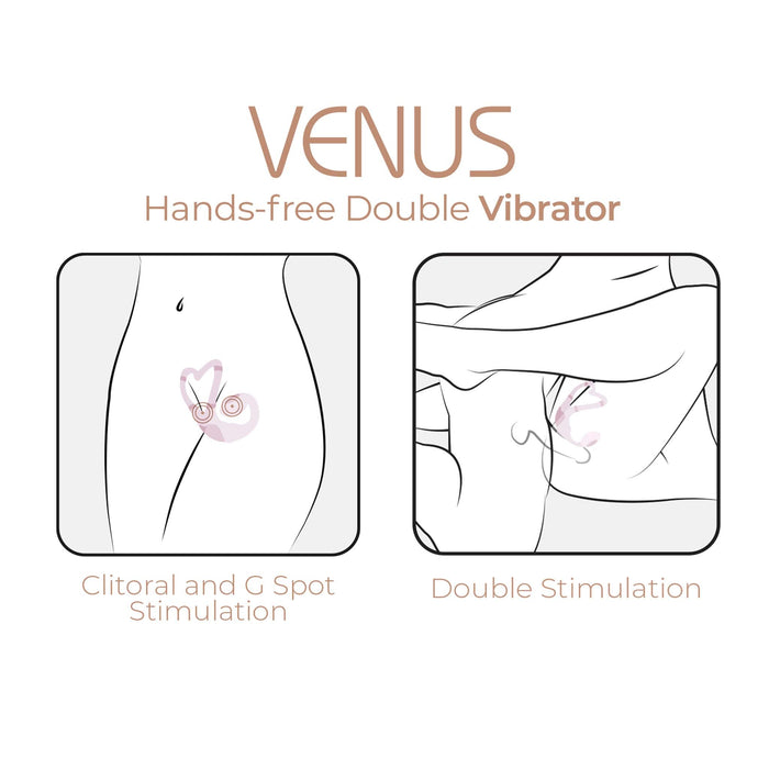 Adrien Lastic - Venus - Handsfree Vibrator met App Control - Roze-Erotiekvoordeel.nl