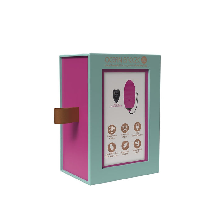 Adrien Lastic - Ocean Breeze 2.0 - Vibrerend Eitje met Afstandsbediening - Roze-Erotiekvoordeel.nl