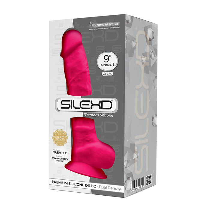 SILEXD - Realistische Dildo - Model 1 - 23 cm - Roze