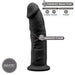SILEXD - Realistische Dildo - Model 2 - 23 cm - Zwart-Erotiekvoordeel.nl