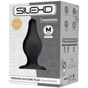 SILEXD - Anaal Plug Model 2 - Zwart- Verkrijgbaar in 4 maten-Erotiekvoordeel.nl
