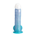 SILEXD - Angel Dildo - Vloeibare Silicone Dildo - 18.5 x 4.1 cm - Blauw/Wit/Turquoise-Erotiekvoordeel.nl