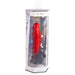 SILEXD - Devil Dildo - Vloeibare Siliconen - 20.3 x 4.4 cm - Rood/Zwart-Erotiekvoordeel.nl