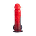 SILEXD - Devil Dildo - Vloeibare Siliconen - 20.3 x 4.4 cm - Rood/Zwart-Erotiekvoordeel.nl