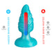 SILEXD - Melty - Thermoreactieve Siliconen Buttplug - 9.2 cm x 3.6 cm - Turquoise-Erotiekvoordeel.nl