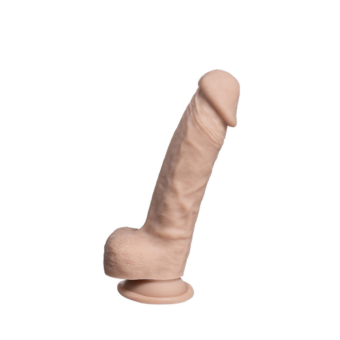 SILEXD - Real Skin - Realistische Dildo - Model 1 - 21 x 4.2 cm - Lichte Huidskleur-Erotiekvoordeel.nl