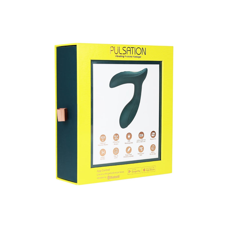 Adrien Lastic - Pulsation - Pulserende en Vibrerende Prostaat Massager - App Control - Teal-laced-up.nl