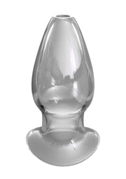 Pipedream - Anal Fantasy Elite Mega Anal Glass Gaper - Holle Glazen Buttplug - Transparant-laced-up.nl