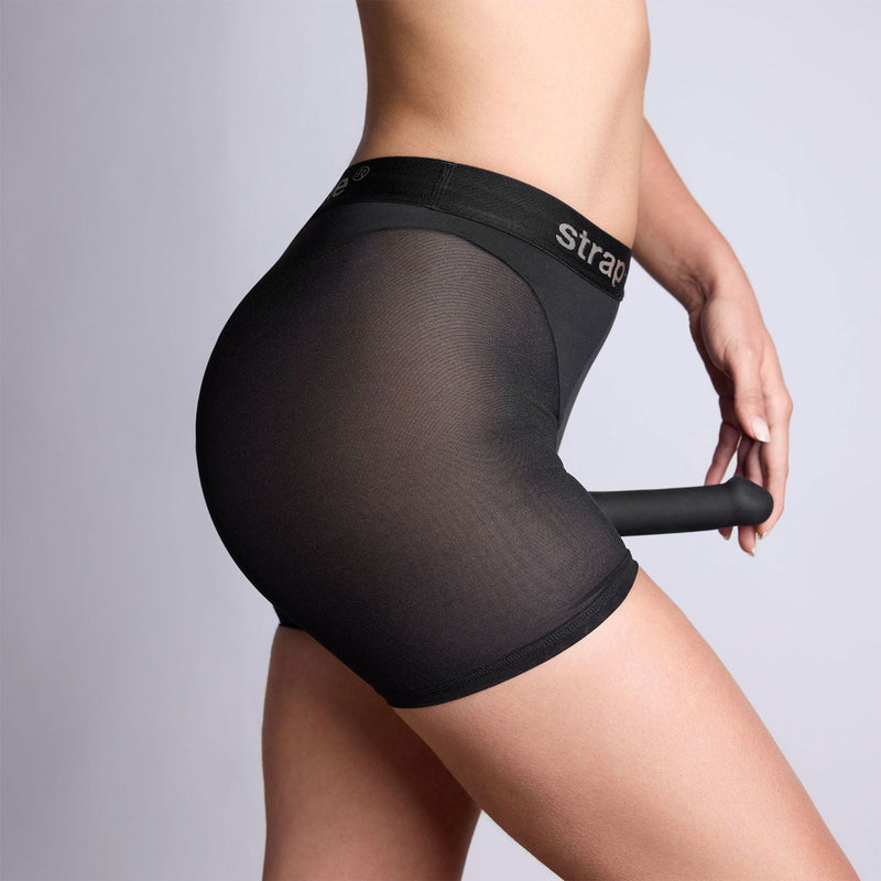Strap-On-Me - Halo - Strap-On Harnas Broekje - Zwart-Laced-up.nl